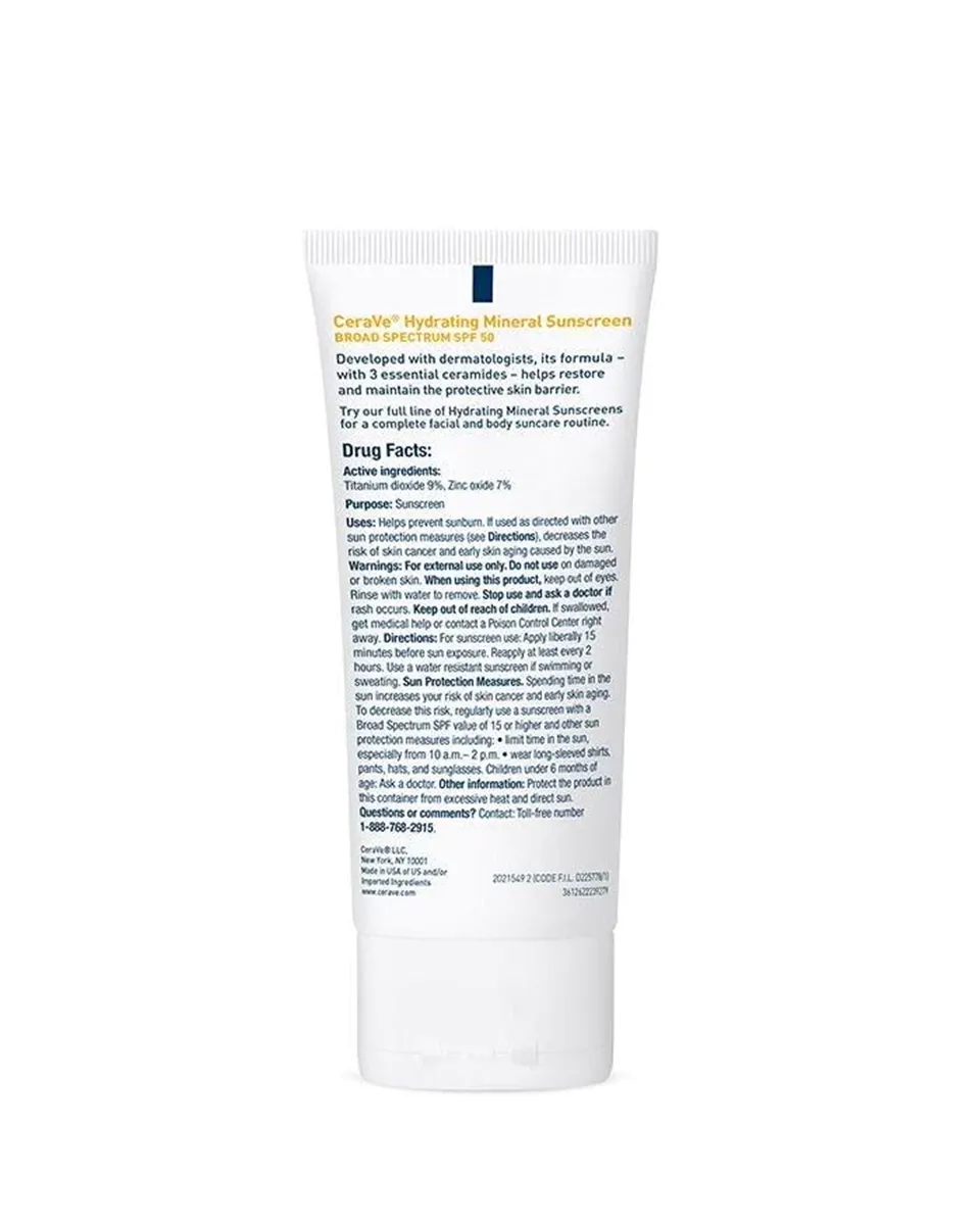 Cerave Hydrating Sunscreen SPF50 - 75ml