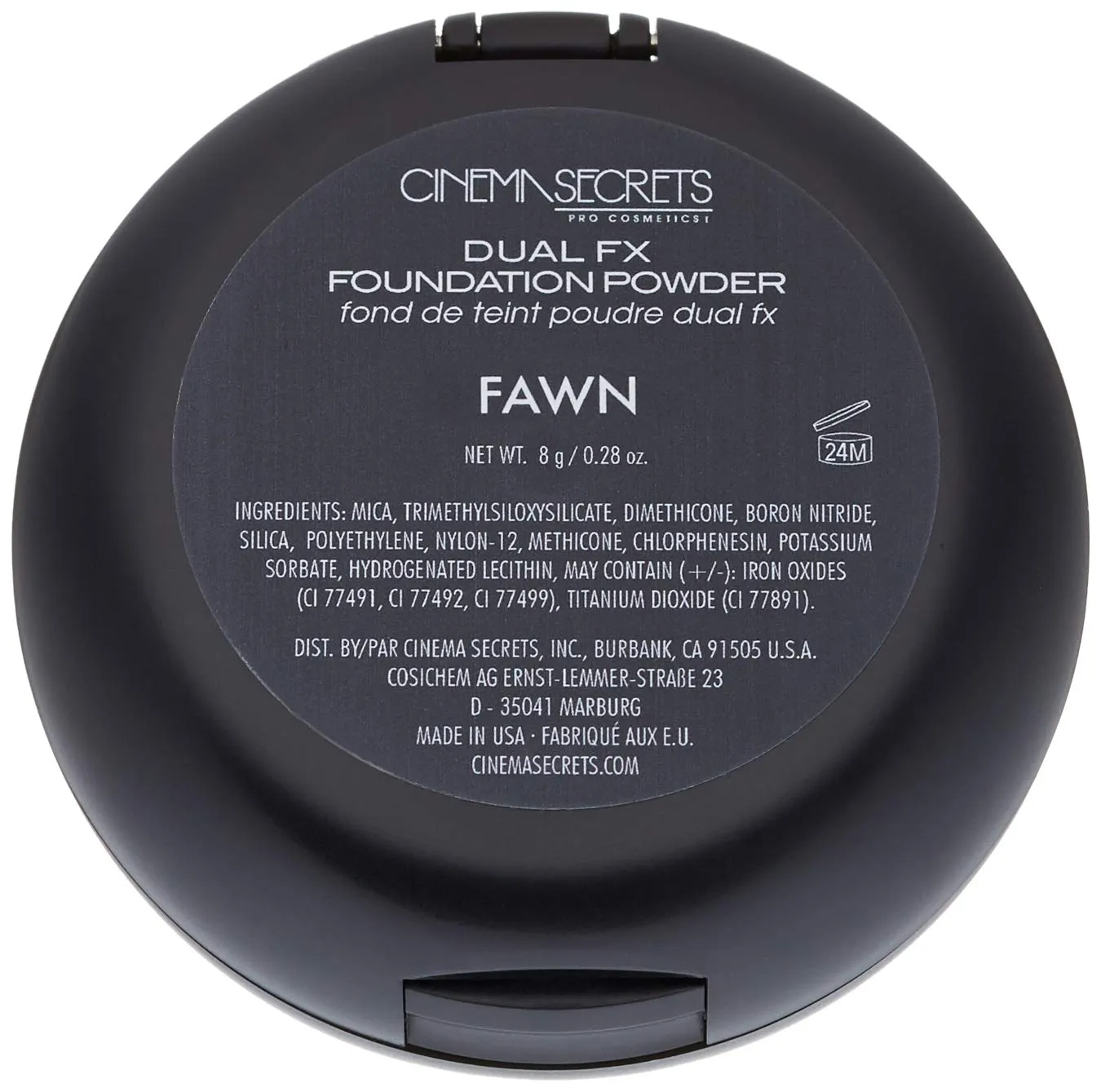 CINEMA SECRETS Pro Cosmetics Dual Fx Foundation Powder, Fawn