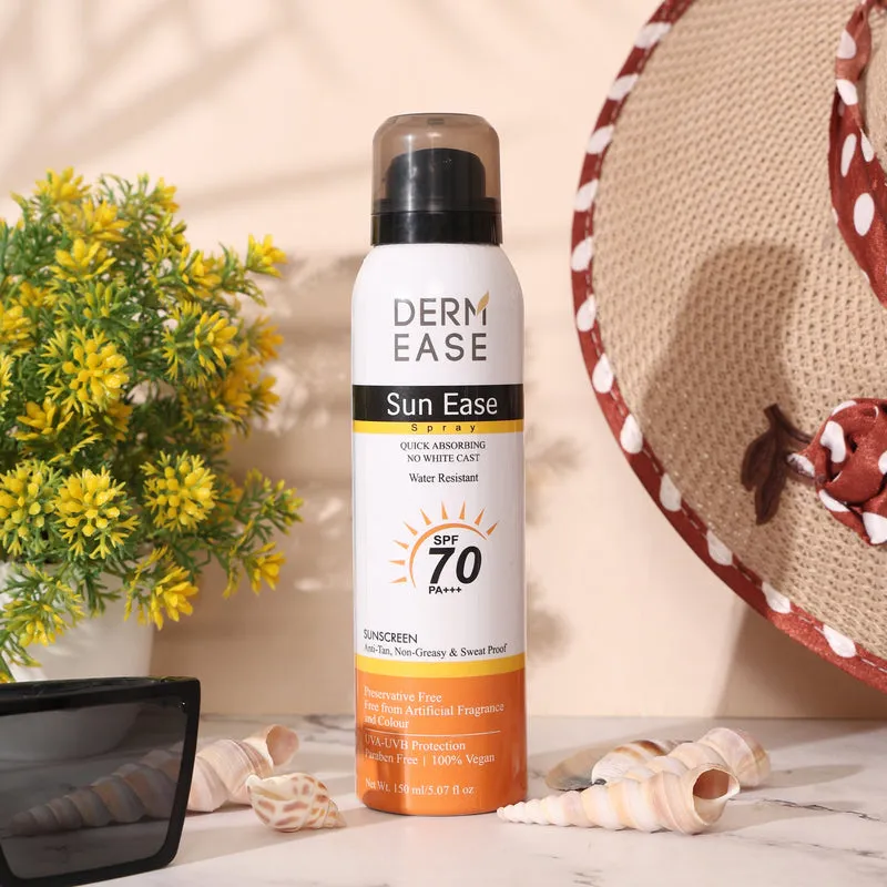 Derm Ease SPF 70 Sunscreen Spray 150ml || SPF 70   AEROSOL SPRAY