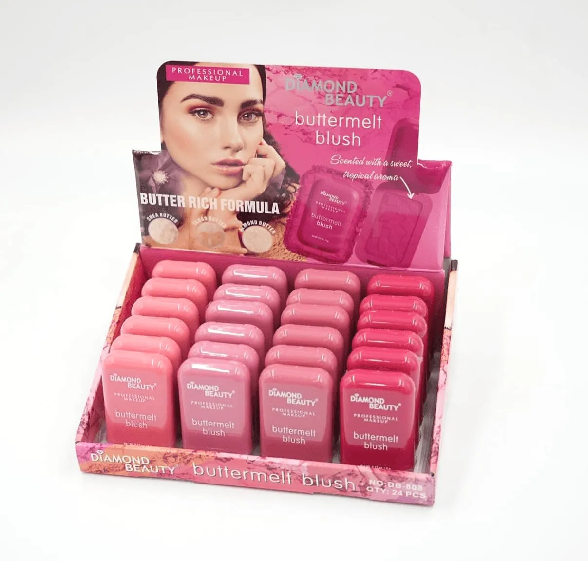 Diamond Beauty Professional Makeup Buttermelt Blush