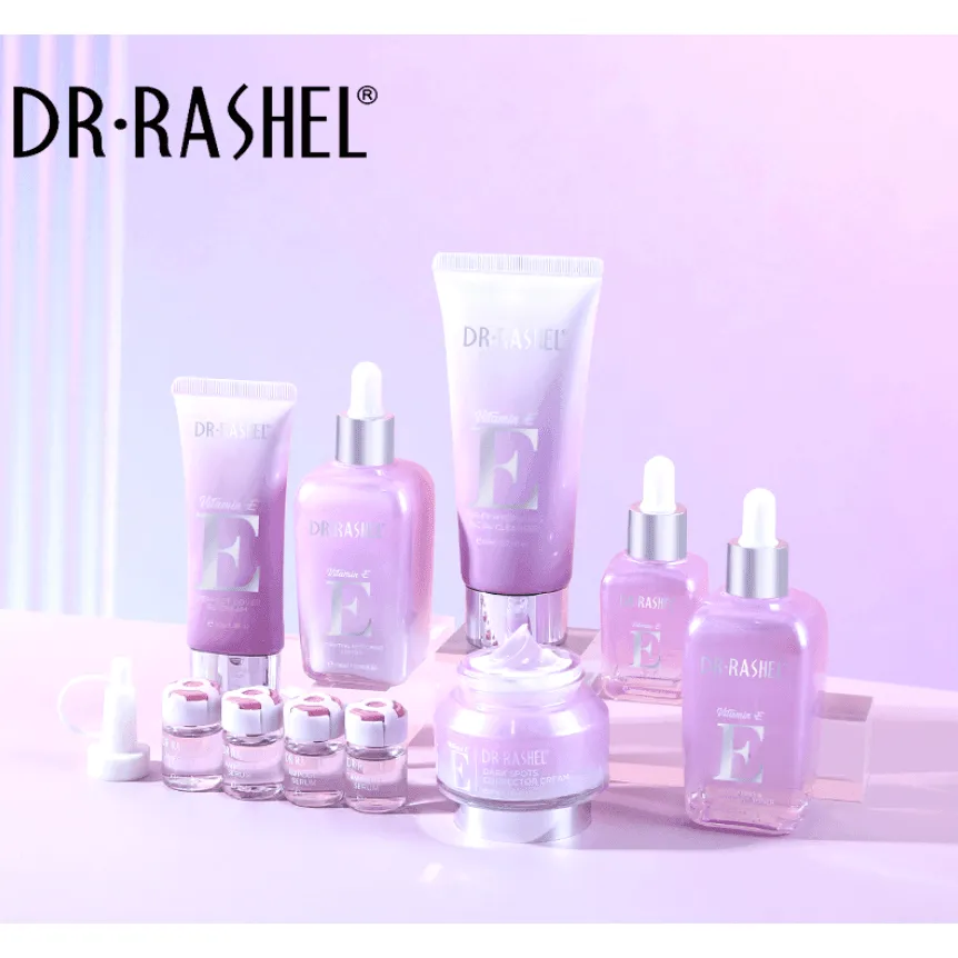 Dr.Rashel Vitamin E Hydrating & Restoring Skin Care Kit - 10 Pcs Set