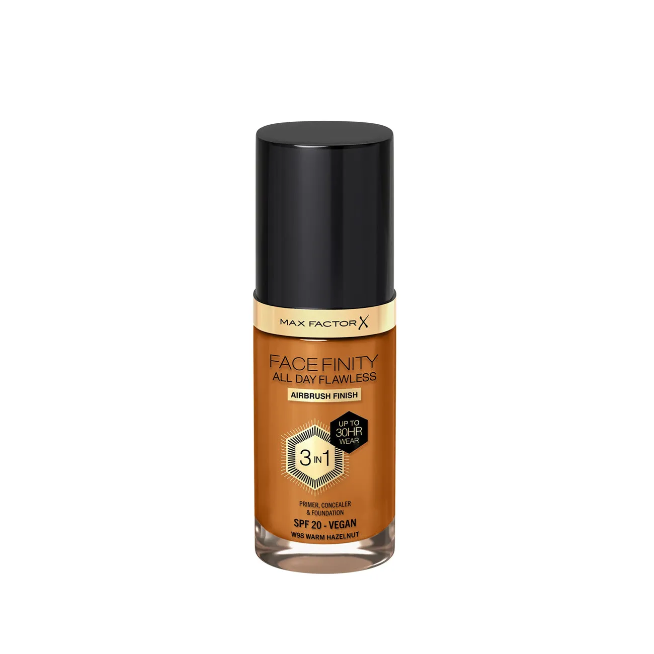 Facefinity All Day Flawless Vegan 3 in 1 Foundation