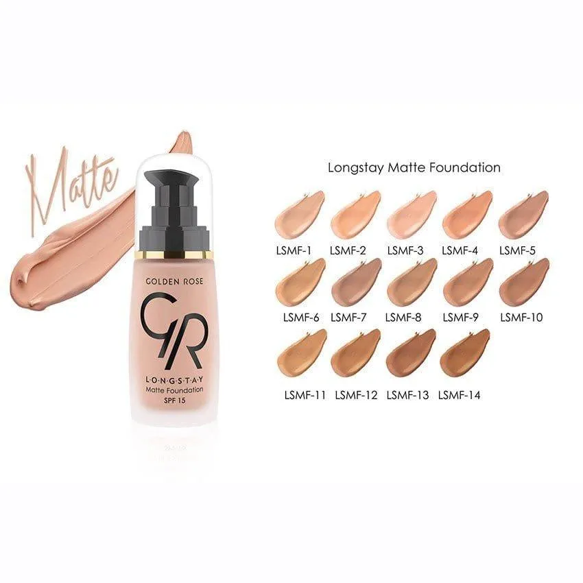 Golden Rose - Longstay Matte Foundation- 13