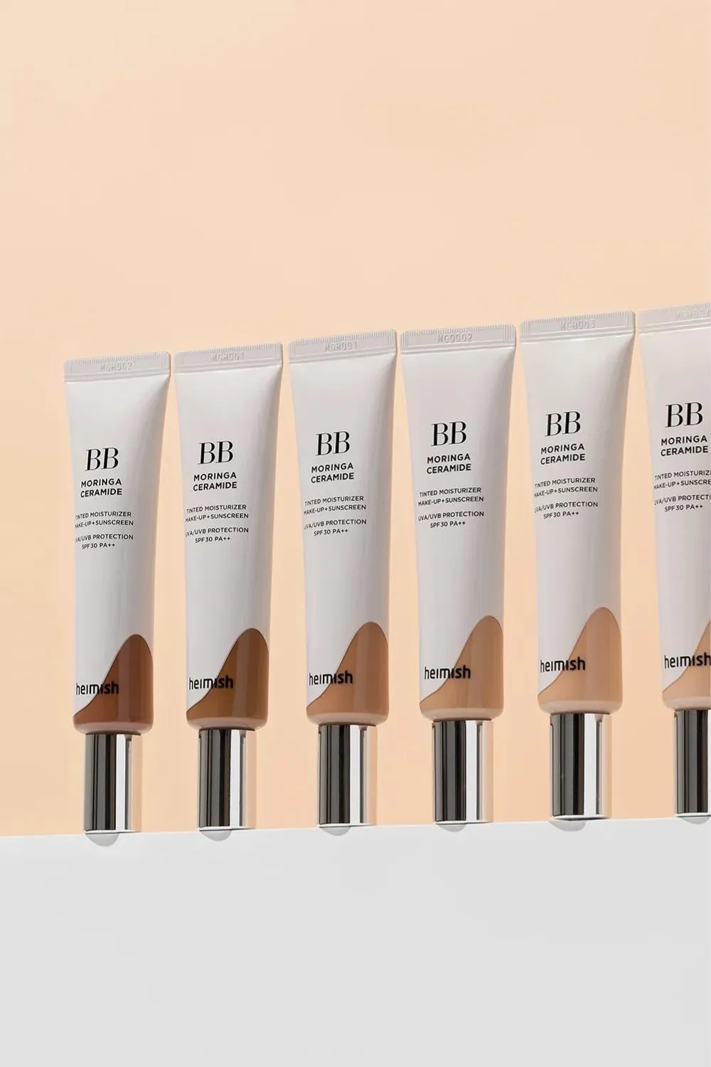 Heimish - Moringa Ceramide BB Cream SPF30 PA    - 30ml (10 shades)