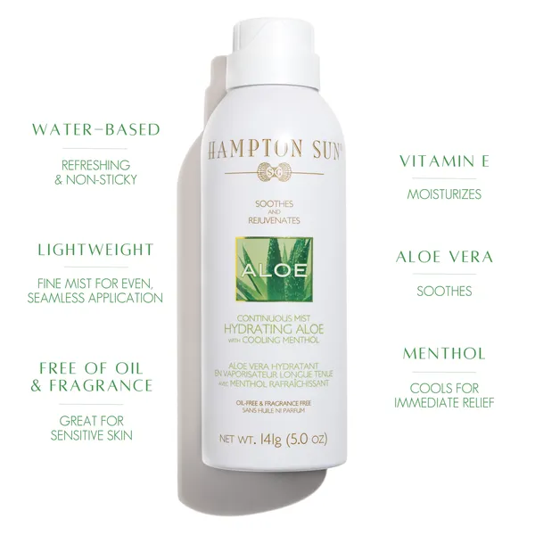 Hydrating Aloe Continuous Mist -- 1 oz | 5.3 oz