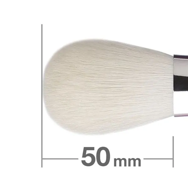 J206BkSLN Powder Brush Round & Flat [HB0654]