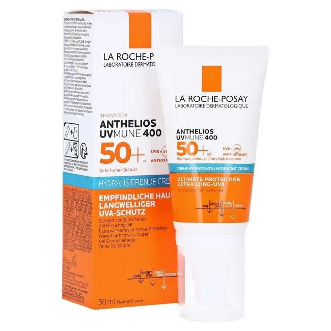 LA ROCHE POSAY ANTHELIOS UVMUNE 400 HYDRATING CREAM SPF50  FOR SENSITIVE SKIN 50ML