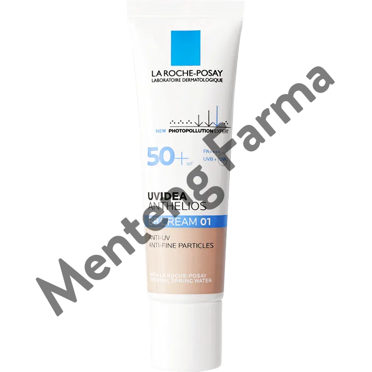 La Roche Posay Uvidea Anthelios BB Cream (01) SPF50  30 mL - BB Cream Menyamarkan Noda dan Jerawat