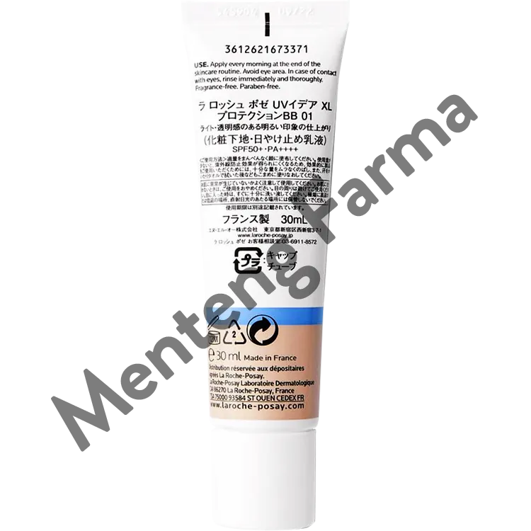 La Roche Posay Uvidea Anthelios BB Cream (01) SPF50  30 mL - BB Cream Menyamarkan Noda dan Jerawat