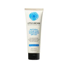 Little Urchin Natural Sunscreen Clear Zinc SPF50 