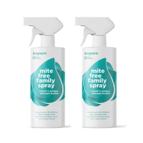 MiteFree Family Allergen Buster Spray 500ml (2 PACK)