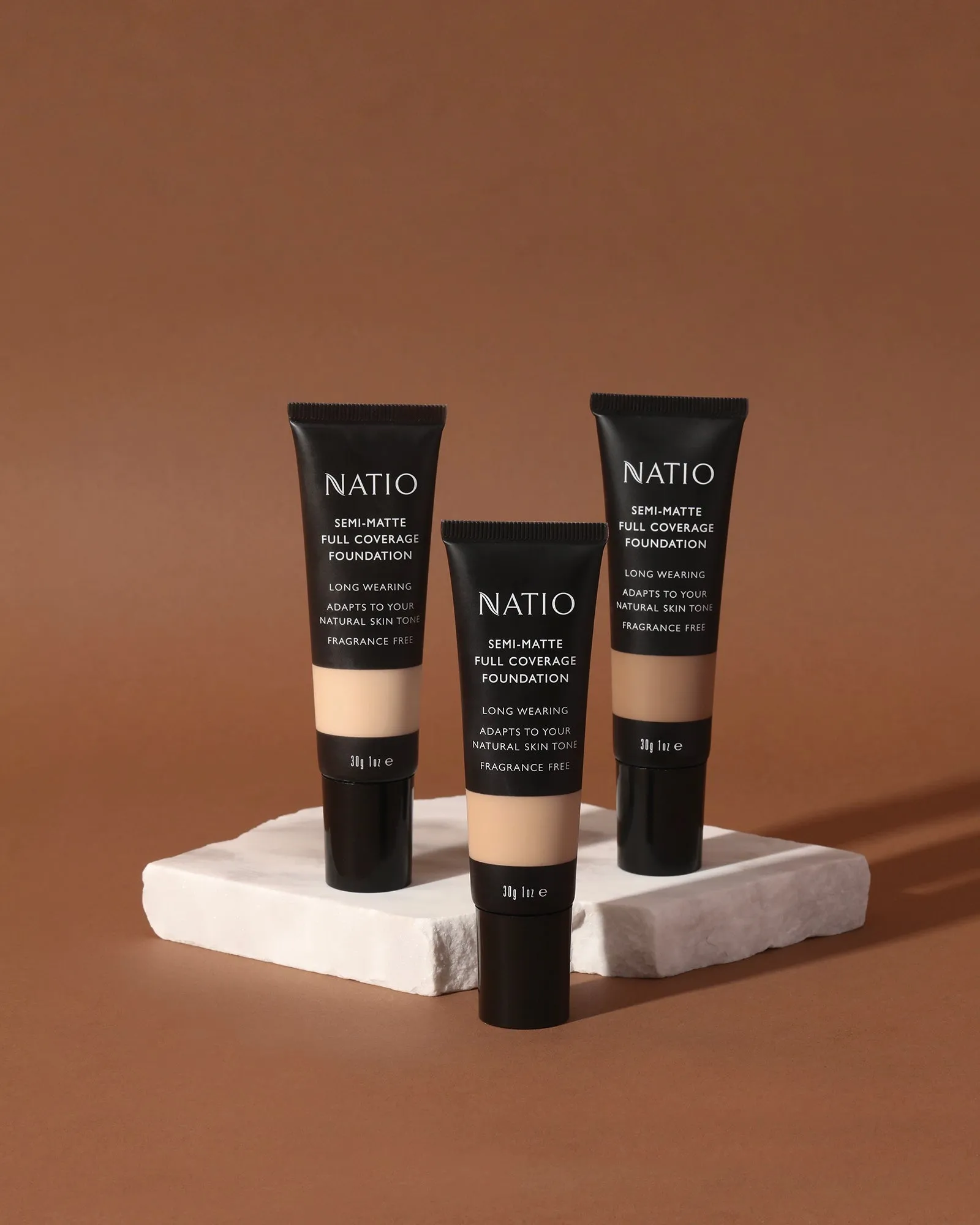 Semi-Matte Full Coverage Foundation Nutmeg