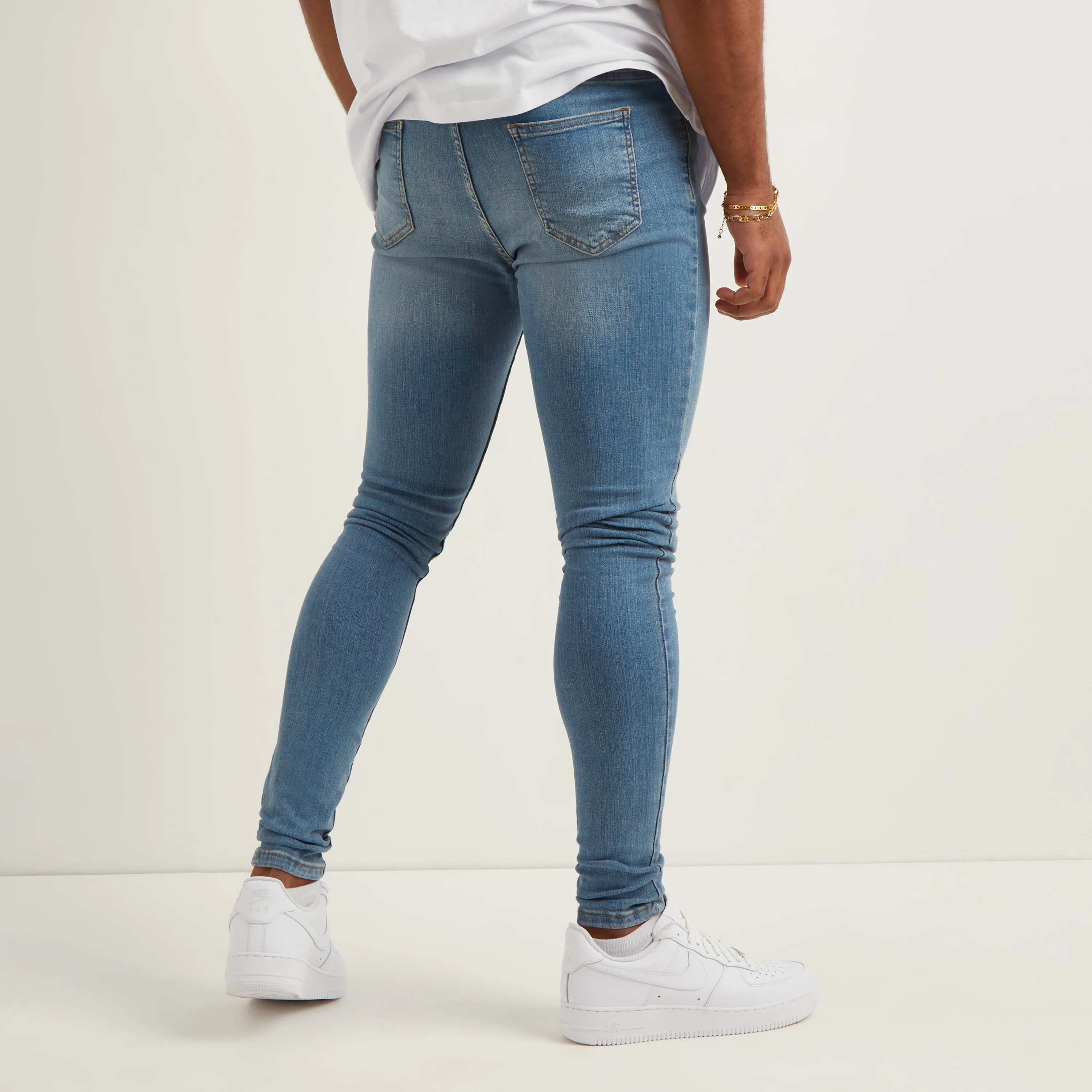 Signature Spray On Jeans - Blue