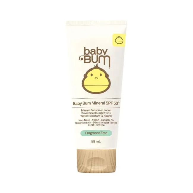 Sun Bum Baby Bum Mineral SPF 50 Sunscreen Lotion - Fragrance Free