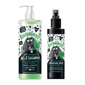 Wild Lemongrass All in 1 De-shedding Dog Grooming Bundle